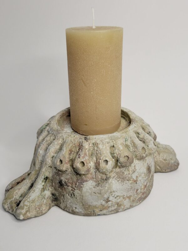 Авторський підсвічник з арт-бетону